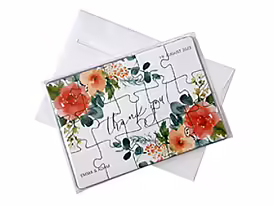 Tarjetas rompecabezas personalizadas con fotos o logotipos, ideales como regalos o artículos promocionales